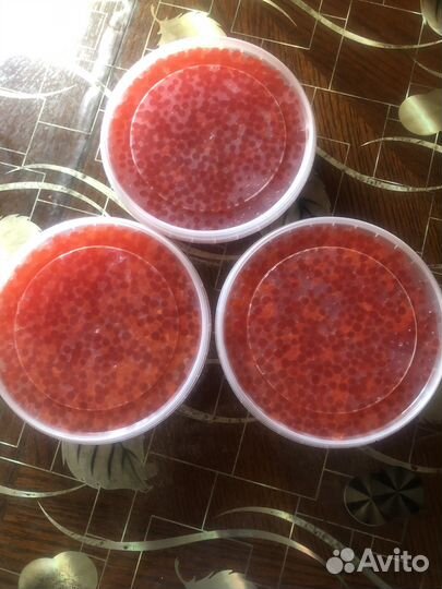 Красная икра кета