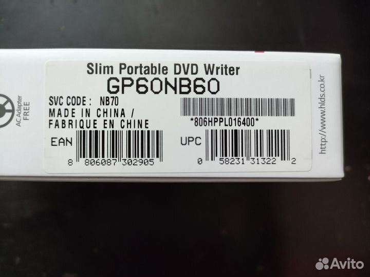 Оптический привод DVD-RW LG GP60NB60