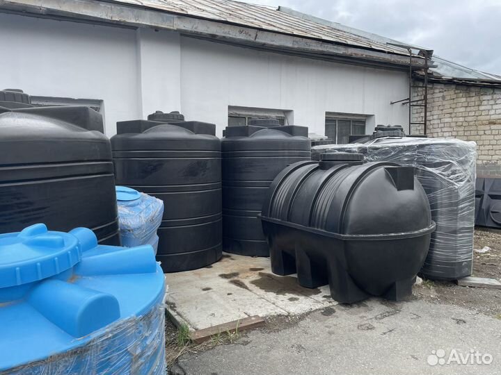 Емкости пластиковые 100л-10000л под воду,септик,дт