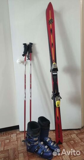Горнолыжные ботинки Head и лыжи K2