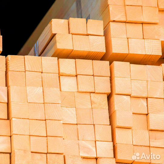 Брус от производителя строганный, лиственница, сух