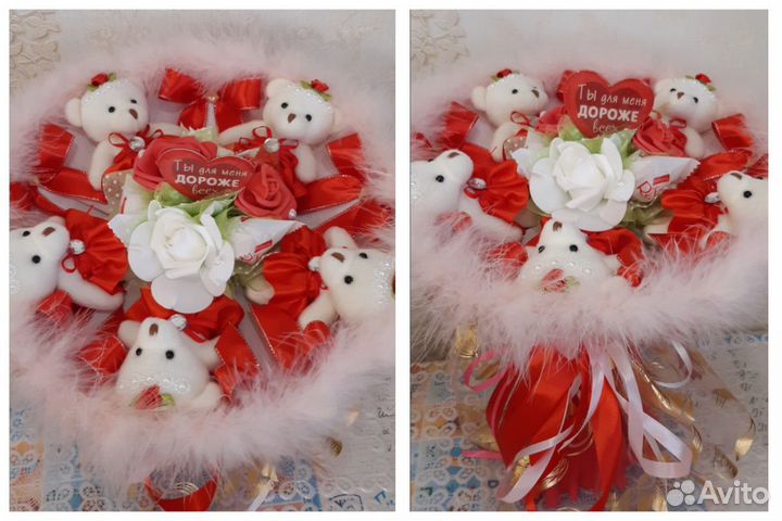 Букеты из игрушек ручной работы