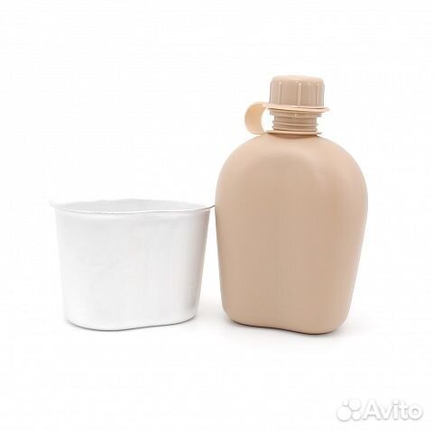 Фляга тактическая с котелком