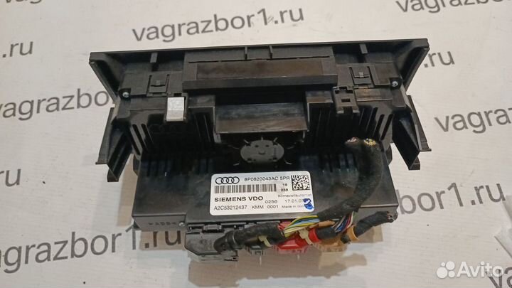 Блок управления климатической установкой Audi A3