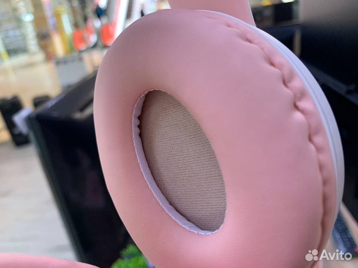 Беспроводные детские наушники c ушками