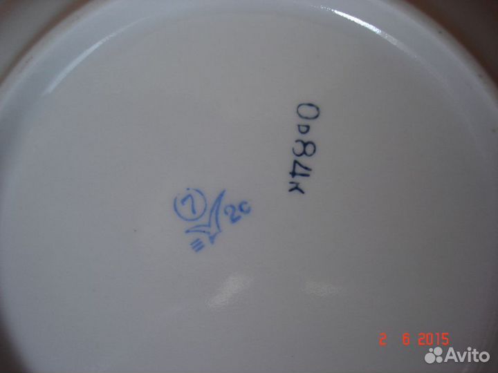 Тарелки, блюдца СССР