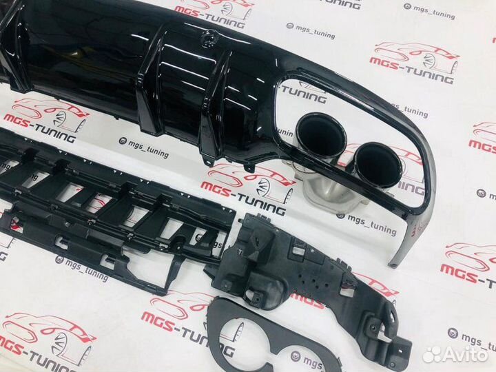 Диффузор с насадками C-Coupe c205 C43 All Black