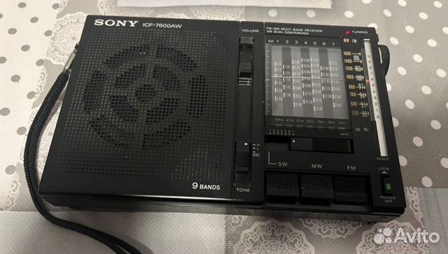 Радиоприемник Sony ICF-7600AW купить в Москве | Электроника | Авито