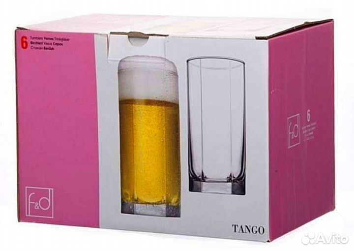 Набор стаканов Tango 440мл 6шт