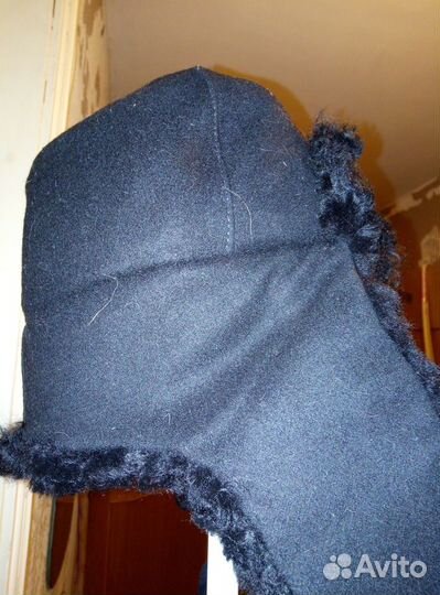 Шапка ушанка детская, Новая,мех натур