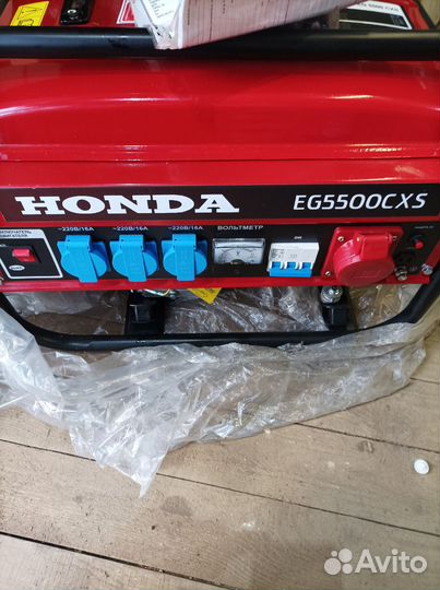 Бензогенератор honda eg5500cxs