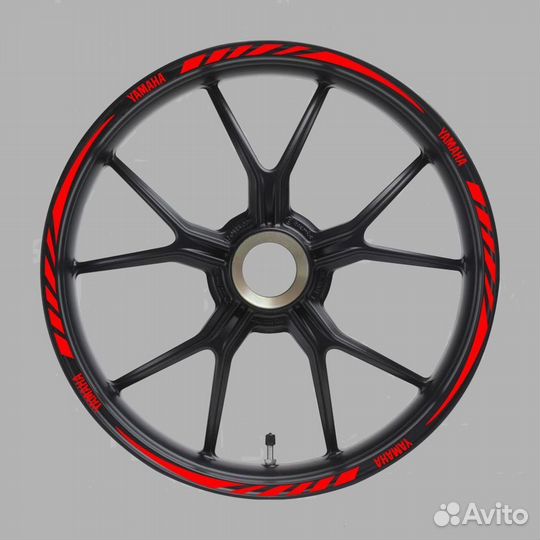 Набор наклеек на диски мотоцикла