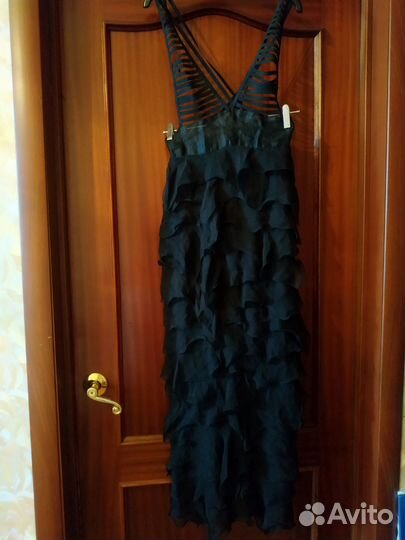 Вечернее платье винтажное из шелка