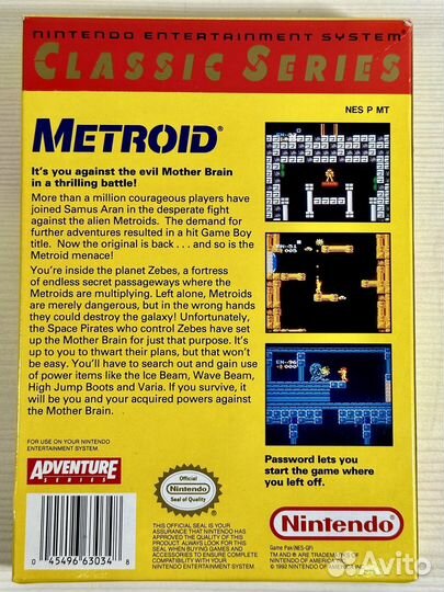 Metroid NES как новый