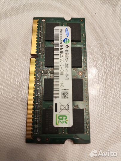 Оперативная память DDR3 4gb sodimm