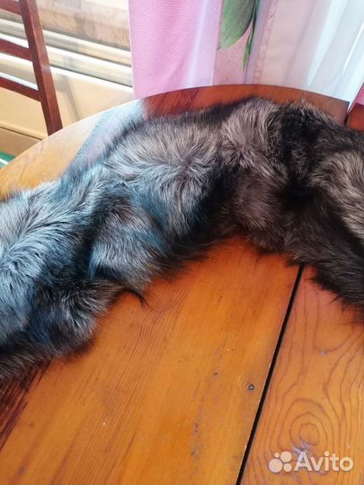 Мех. Воротник из чернобурки