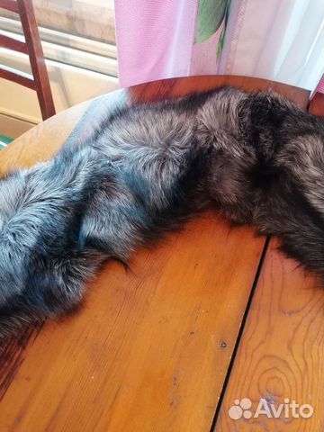 Мех. Воротник из чернобурки