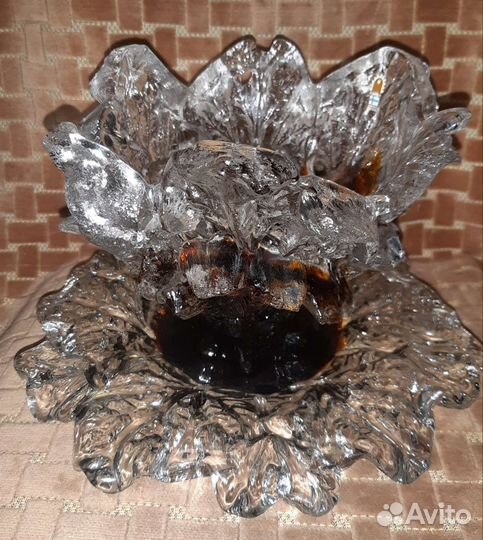 Ваза хрустальная