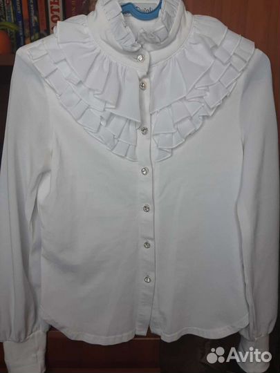 Блузка белая для девочек