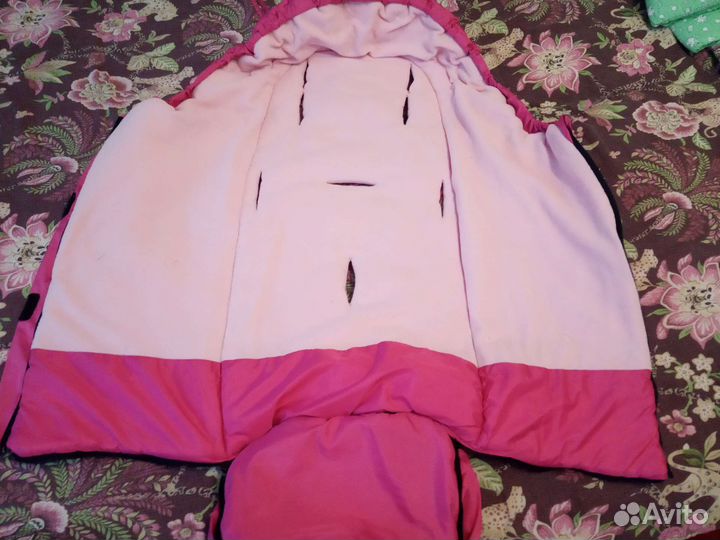 Зимний конверт в коляску kalser, муфта