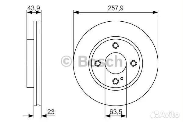 Диск тормозной