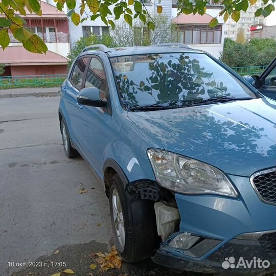 SsangYong Actyon 2.0 МТ, 2011, битый, 192 000 км