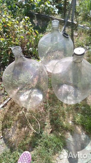 Бутыли стеклянные СССР 10,20,50 литров трасса М4