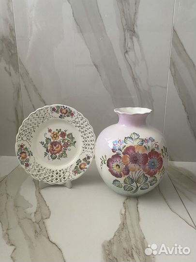 Тарелка и ваЗа семикаракорская