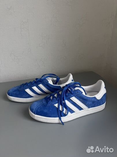 Кросcовки Adidas Gazelle 85 Blue bird/Cloud white