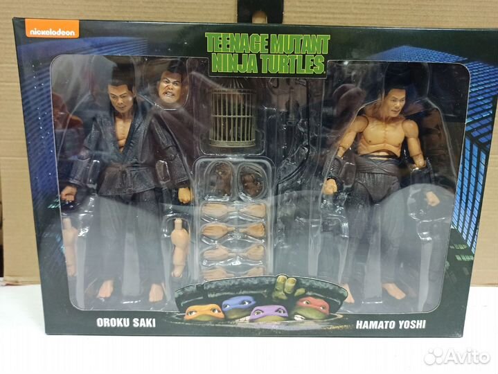 Набор фигурок Neca Oroku Saki & Hamato Yoshi