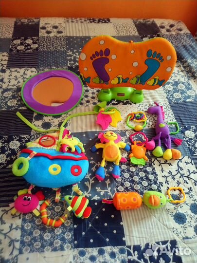 Развивающий коврик tiny love зоосад