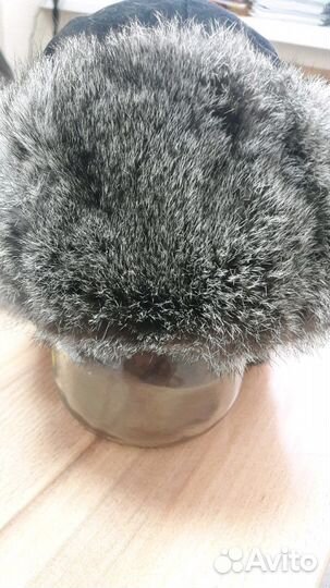 Шапка ушанка.Мех кролик