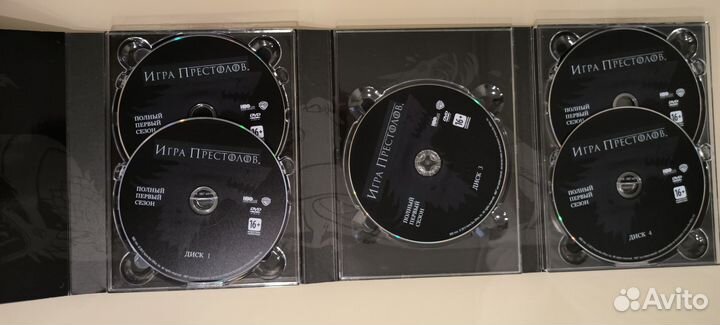 Игра Престолов dvd три сезона