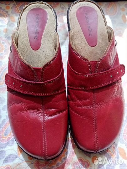 Сабо женские 41 размер натуральная кожа