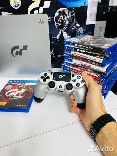 PS4 Slim 1TB 400 Игр Gran Turismo Limited Edition