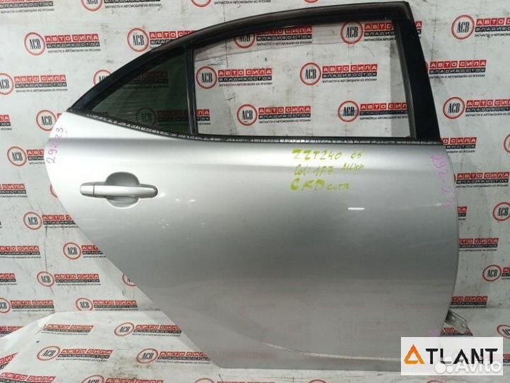 Дверь задний правый toyota allion