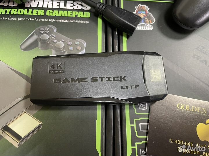 Приставка Game Stick 4K Lite Денди, Сега, Сони