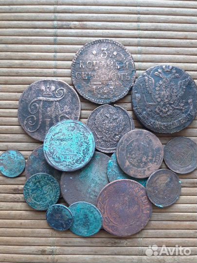 Монеты царская медь