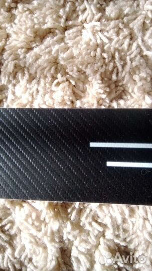 Накладка на задний бампер Ауди