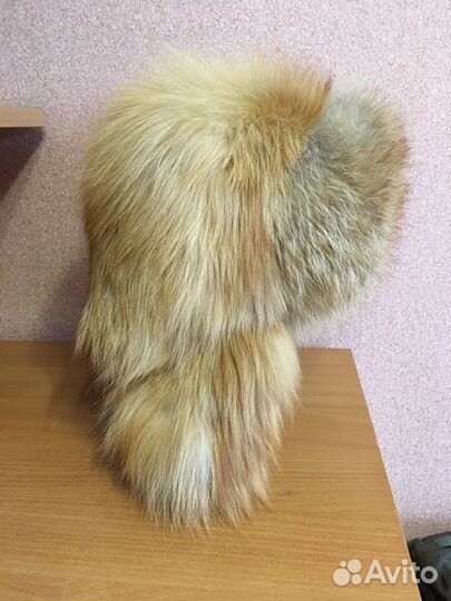 Шапка из меха лисы р. 56-58