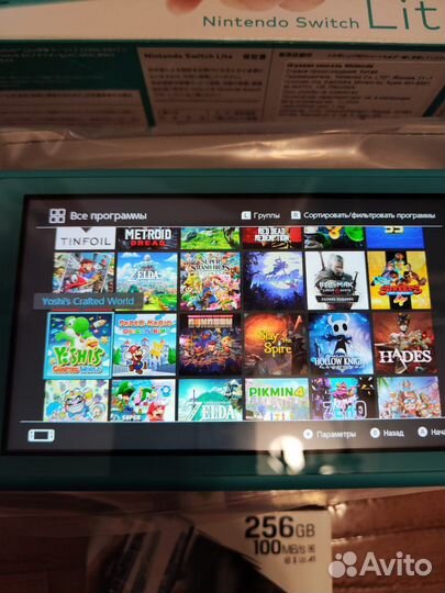 Новый прошитый Switch Lite 256 гб