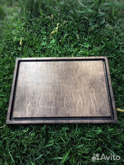 Доска торцевая из дуба для подачи и нарезки