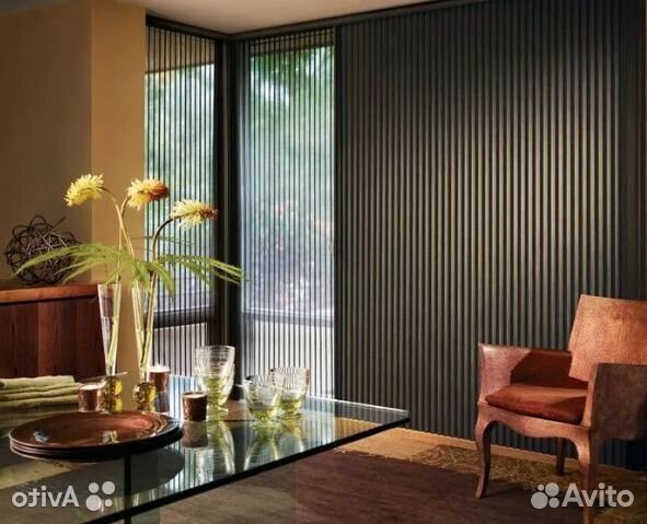 Вертикальные жалюзи тканевые На окна