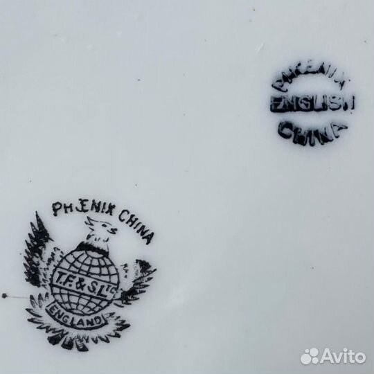 Антикварное блюдо. Фарфор. Англия