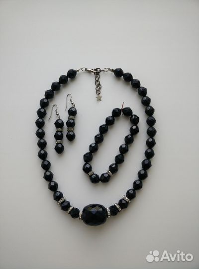 Бусы браслет серьги