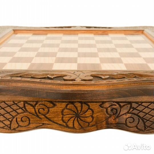 Шахматы резные в ларце 40, Haleyan 63100