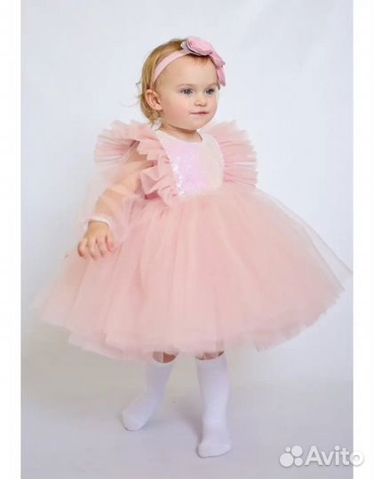 Платье для девочки 74 80