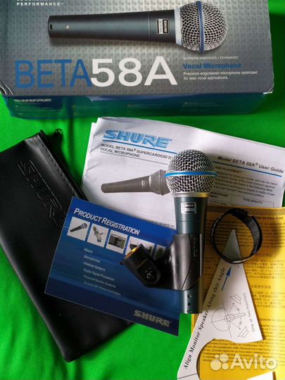 Микрофоны Shure SM 58 и Beta 58A