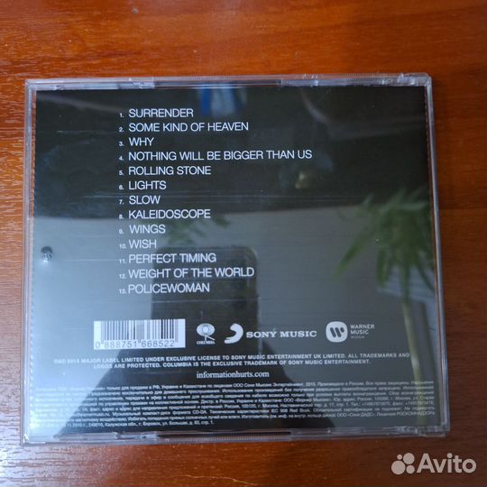 Музыкальный диск Hurts