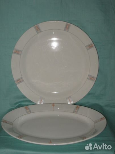 Блюда зик. 2 шт. Фаянс. СССР